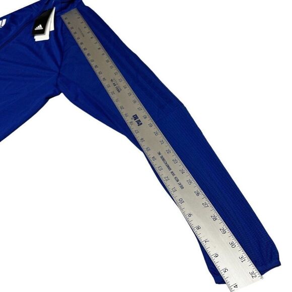 Adidas Men’s Trio 17 Full Zip Training Jacket White Mock Neck BQ8201 Thumbhole - Picture 6 of 15